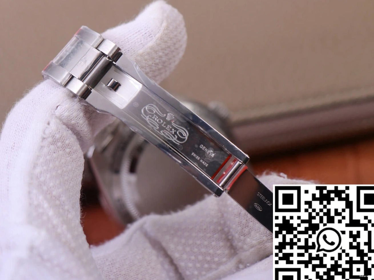 116400 Rolex Silver Milgauss Design Factory Noir watch Base JB case Label Replica LNT01HS-001 0101